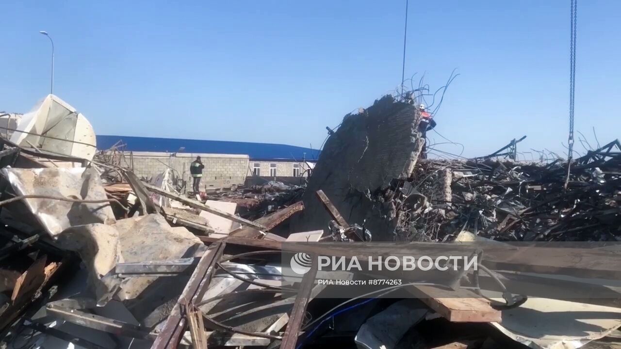 Взрыв на АЗС в Дагестане