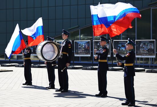 Патриотический фестиваль "Город героев" в Краснодаре
