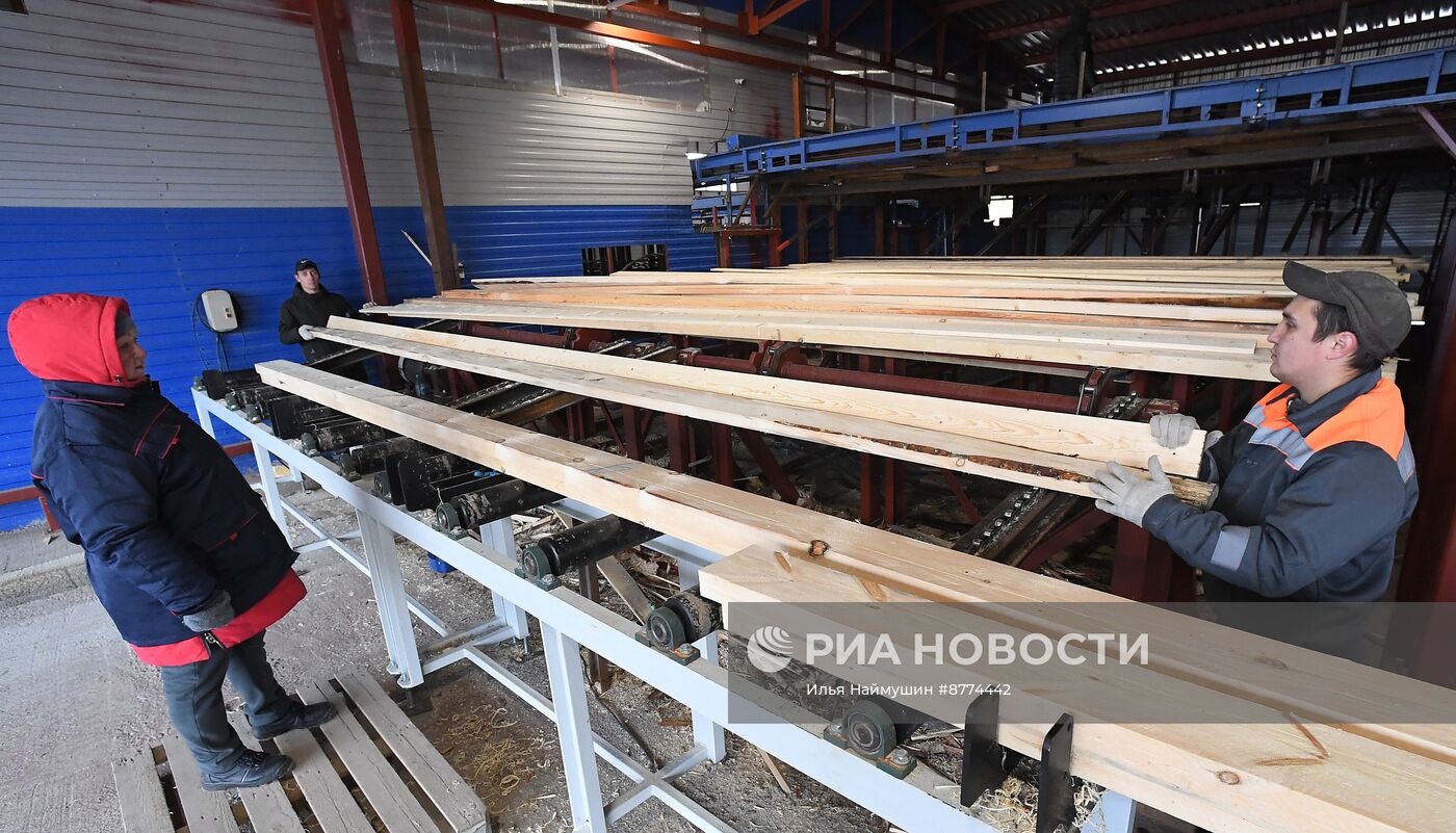 Деревообрабатывающий комплекс в Красноярском крае