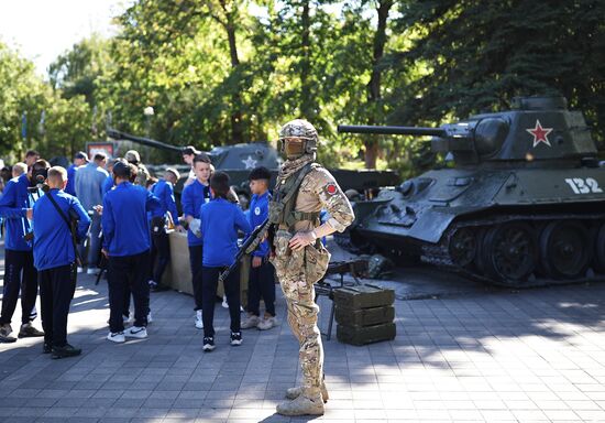 Патриотический фестиваль "Город героев" в Краснодаре