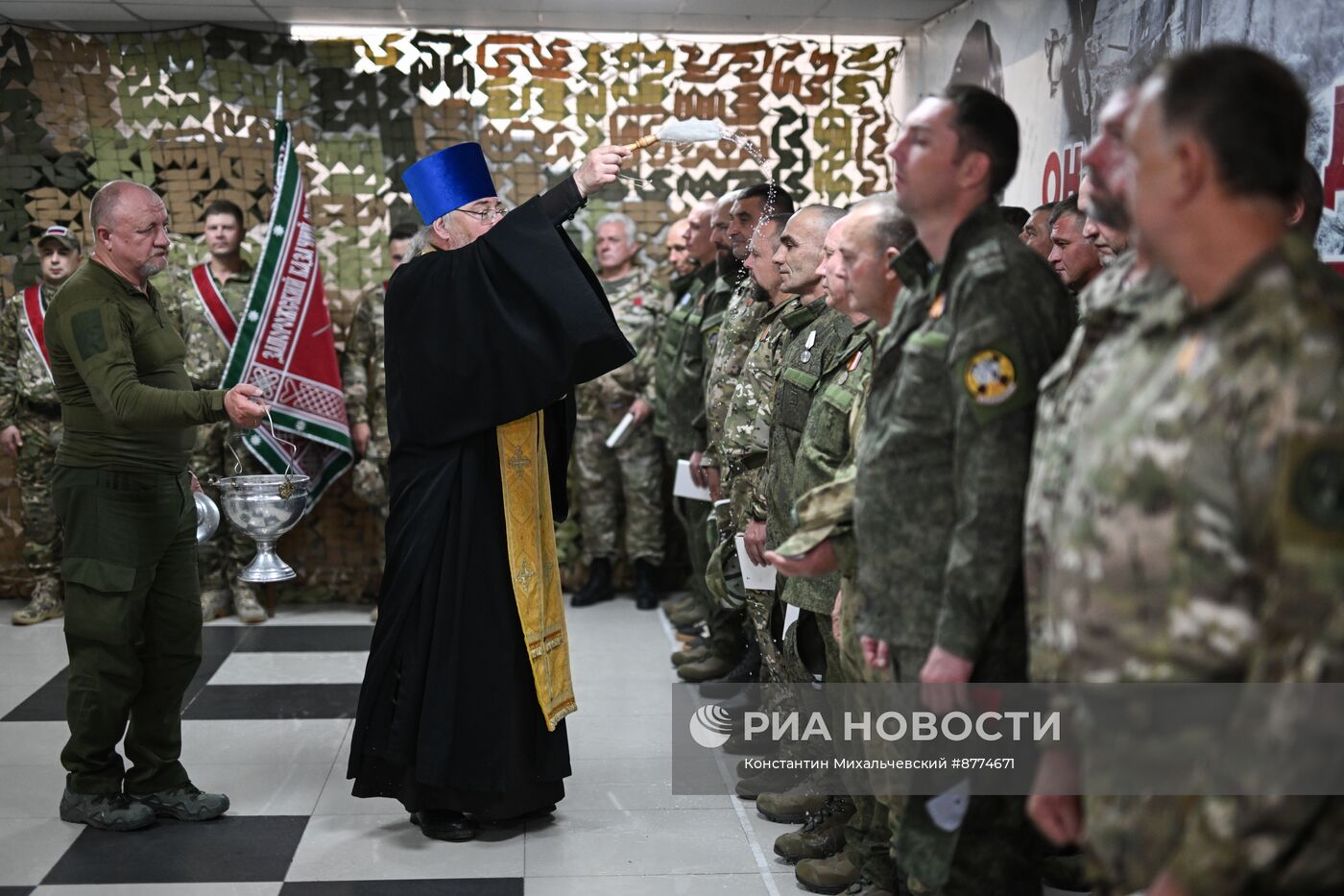 Вручение наград добровольцам 32 отряда БАРС им. П. А. Судоплатова