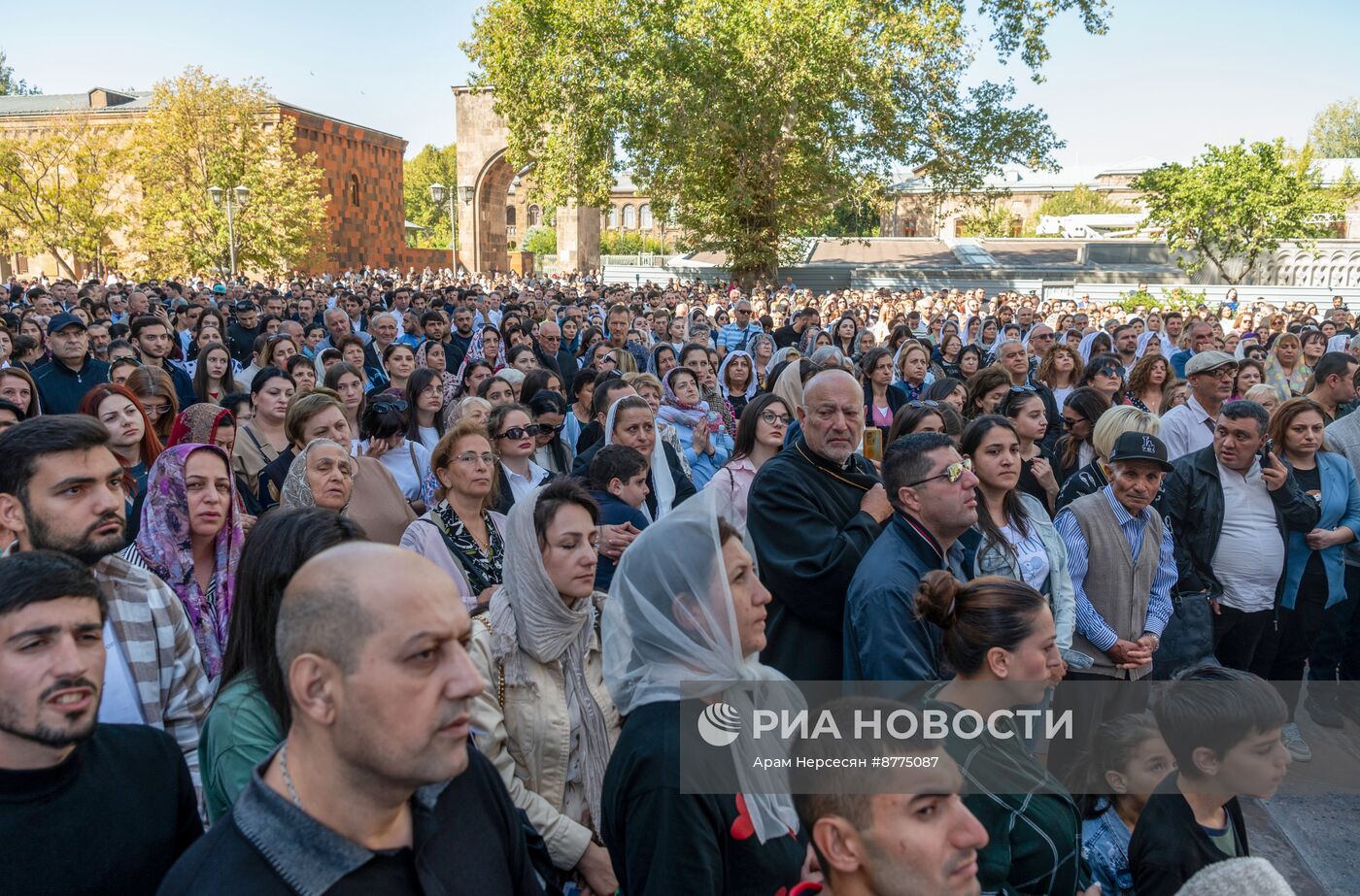 Церемония переосвящения Кафедрального собора Эчмиадзина