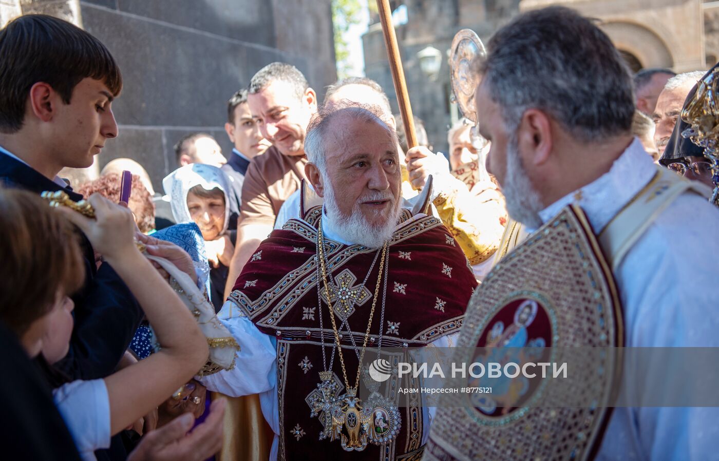 Церемония переосвящения Кафедрального собора Эчмиадзина