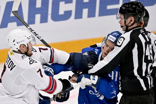 Хоккей. КХЛ. Матч "Динамо М" - "Нефтехимик"