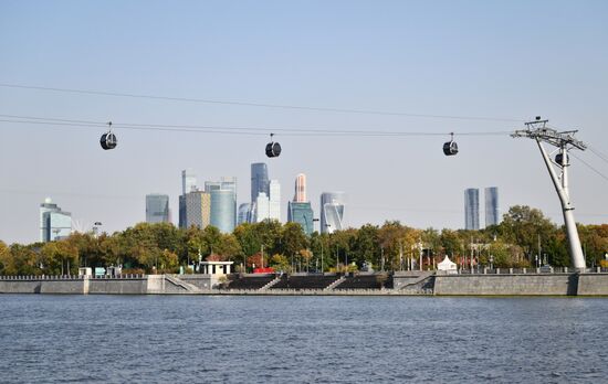 Виды Москвы с Воробьевых гор 