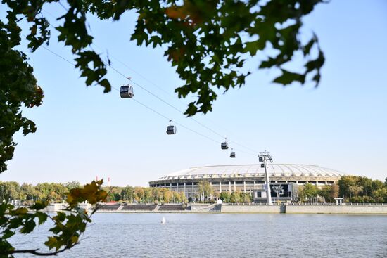 Виды Москвы с Воробьевых гор 