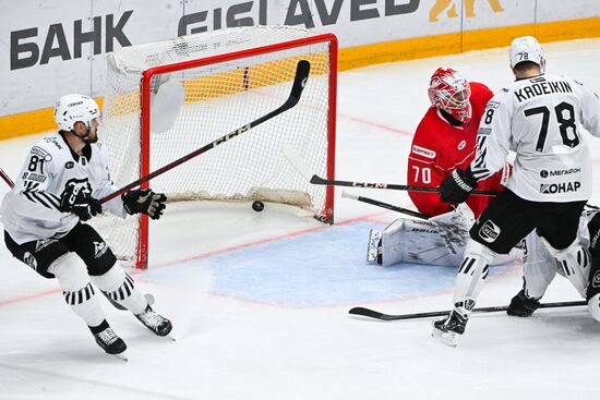 Хоккей. КХЛ. Матч "Спартак" - "Трактор"