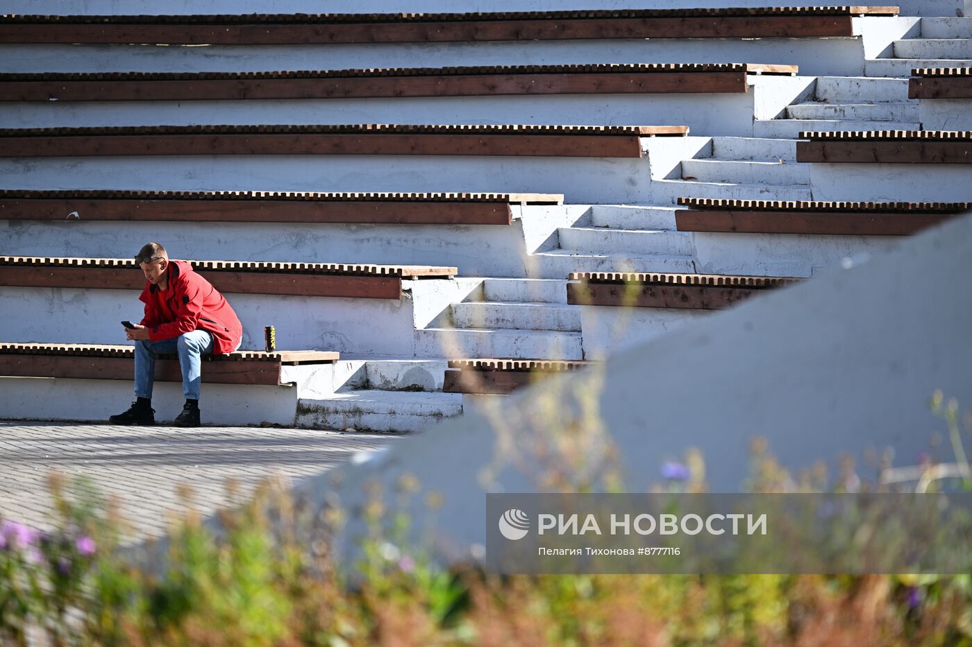 Теплая погода в Москве 