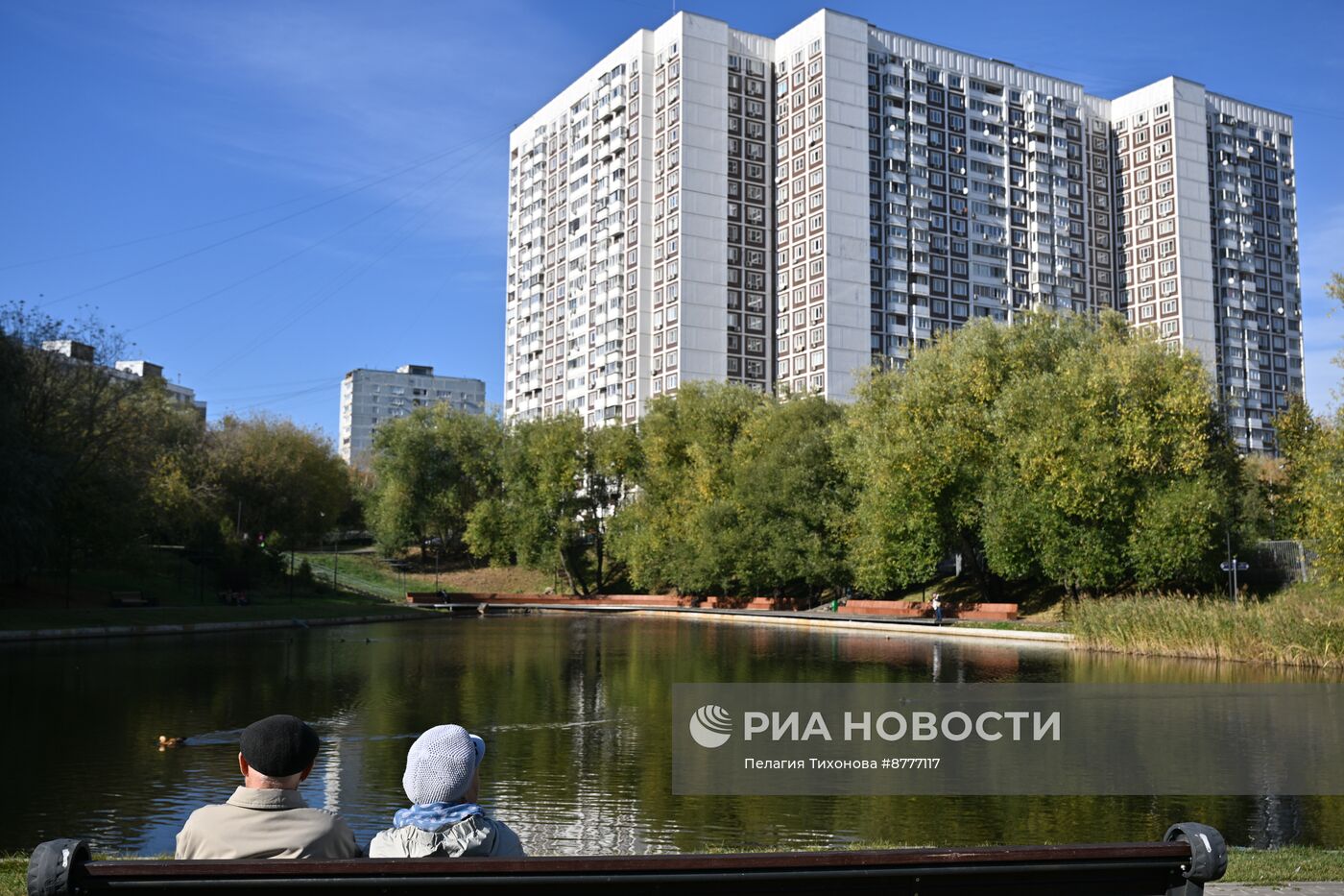 Теплая погода в Москве 