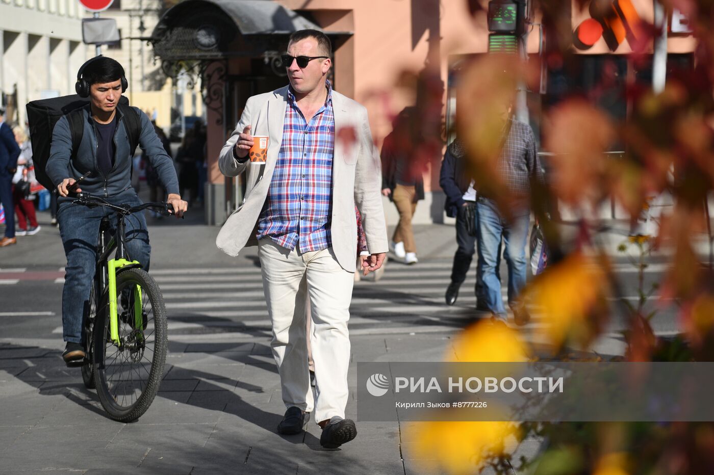 Теплая погода в Москве