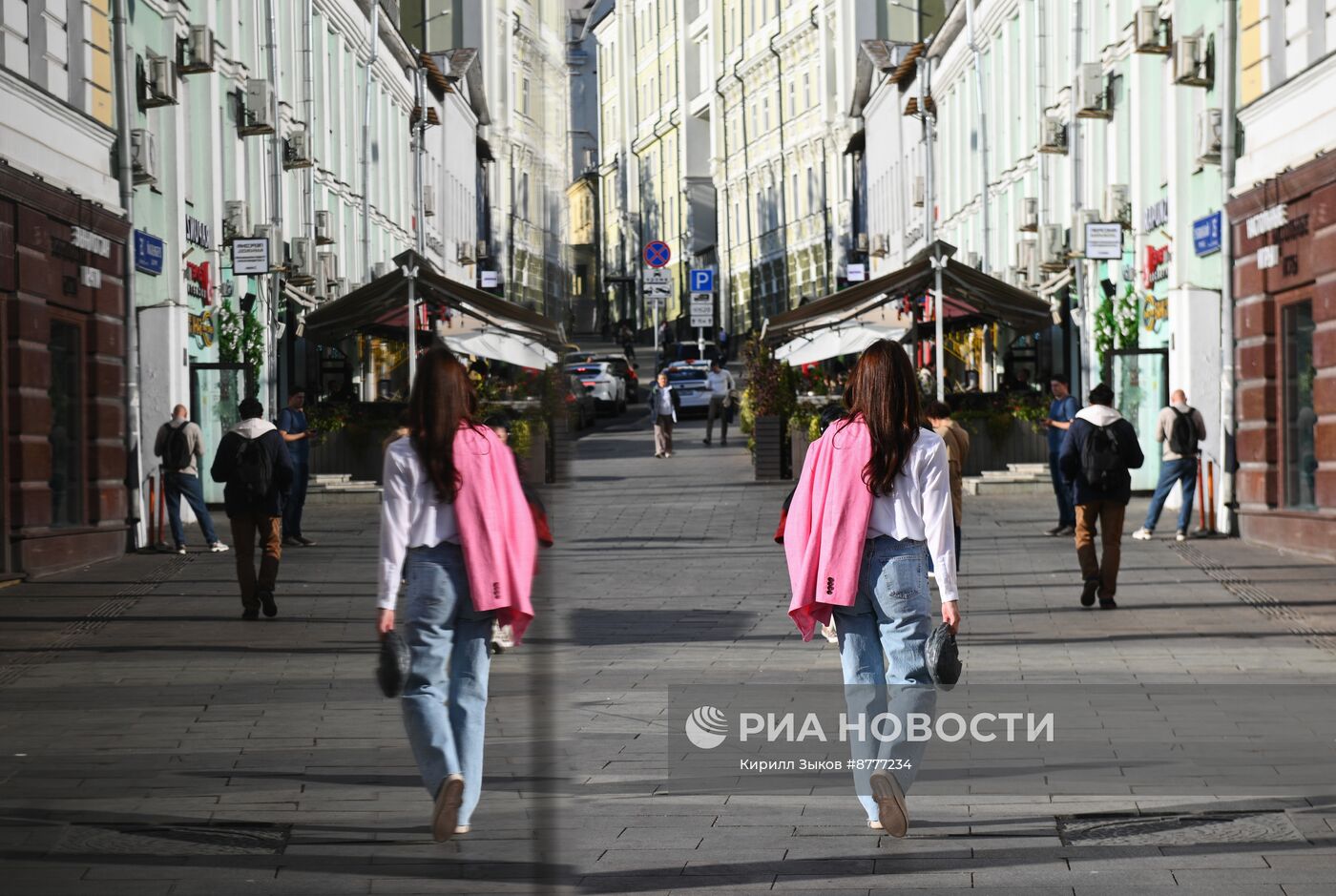 Теплая погода в Москве