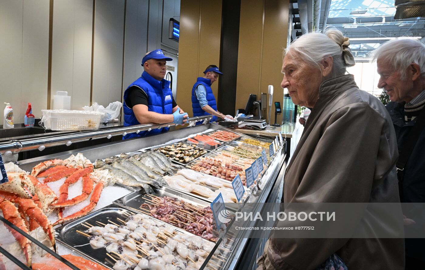 Рыбный рынок "Москва – на волне" в Митино