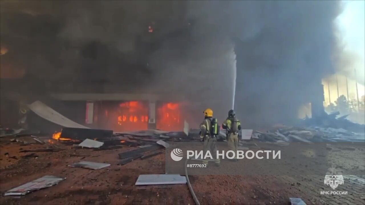 В Хабаровске сгорел музыкальный театр