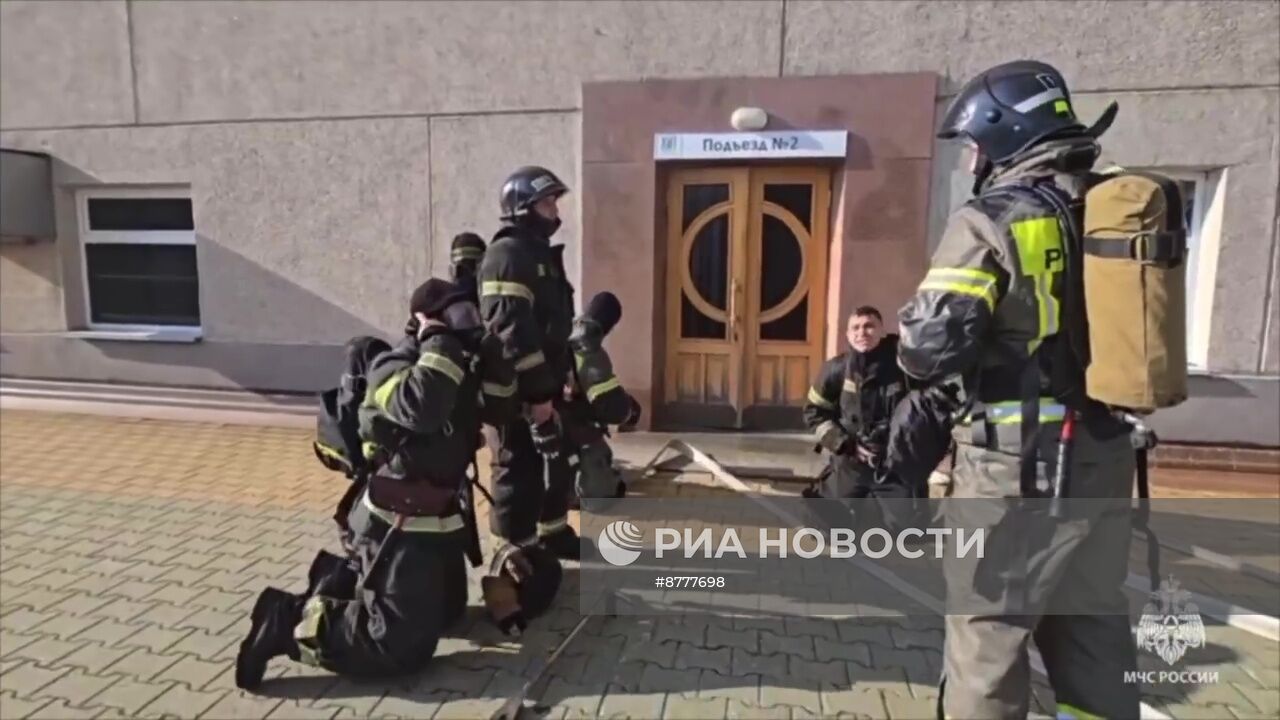 В Хабаровске сгорел музыкальный театр