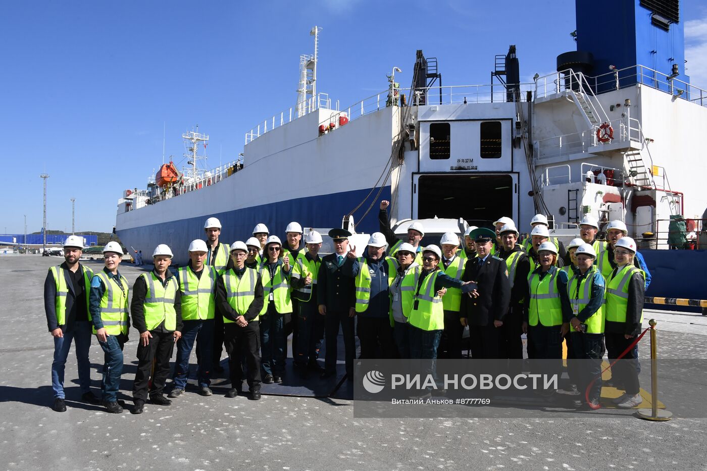 Первый импортный груз оформлен в новом морском пункте пропуска Суходол в Приморье