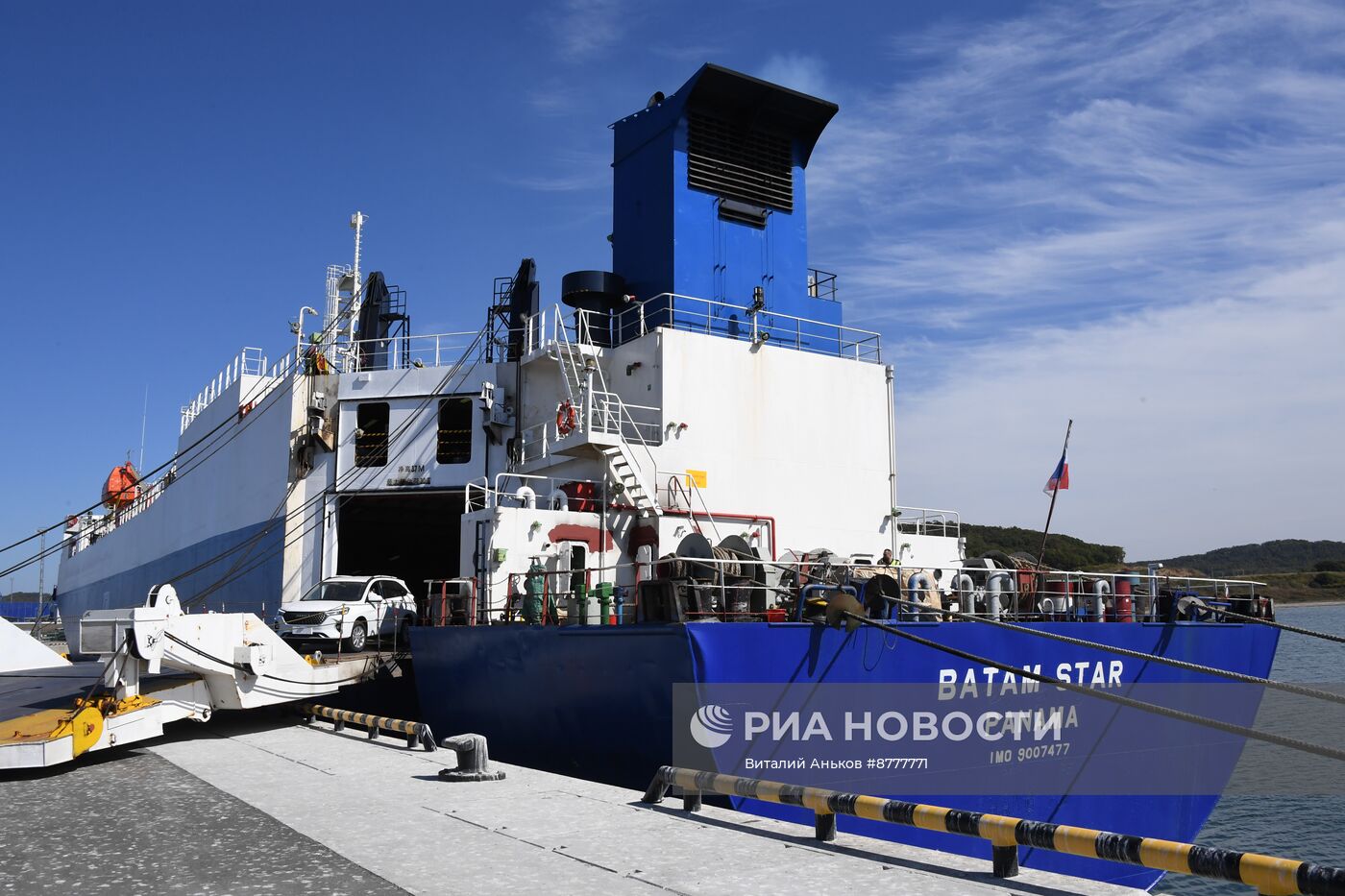 Первый импортный груз оформлен в новом морском пункте пропуска Суходол в Приморье