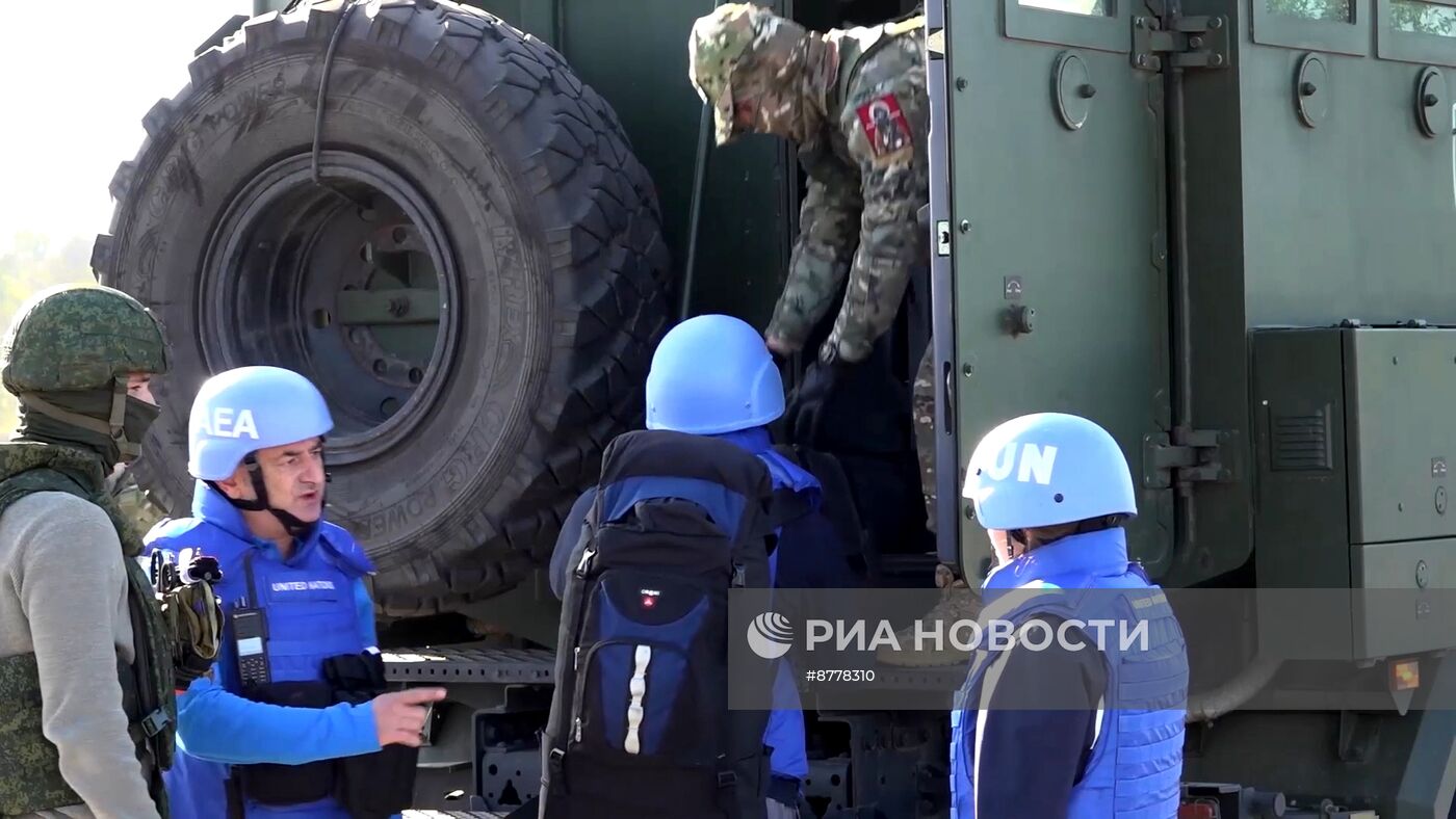 ВС РФ обеспечили безопасное проведение ротации наблюдателей миссии МАГАТЭ на ЗАЭС