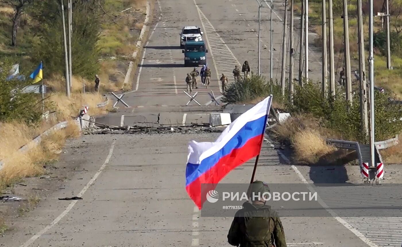 ВС РФ обеспечили безопасное проведение ротации наблюдателей миссии МАГАТЭ на ЗАЭС