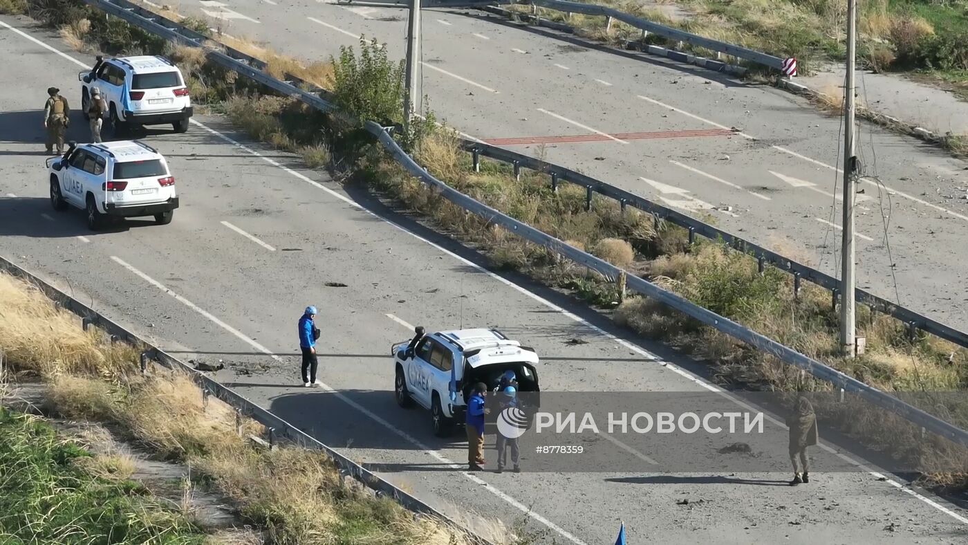 ВС РФ обеспечили безопасное проведение ротации наблюдателей миссии МАГАТЭ на ЗАЭС