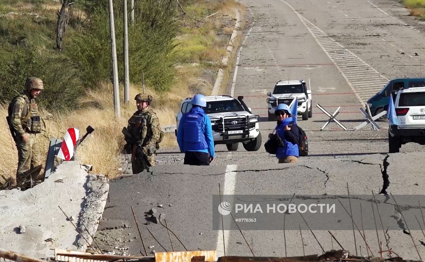 ВС РФ обеспечили безопасное проведение ротации наблюдателей миссии МАГАТЭ на ЗАЭС