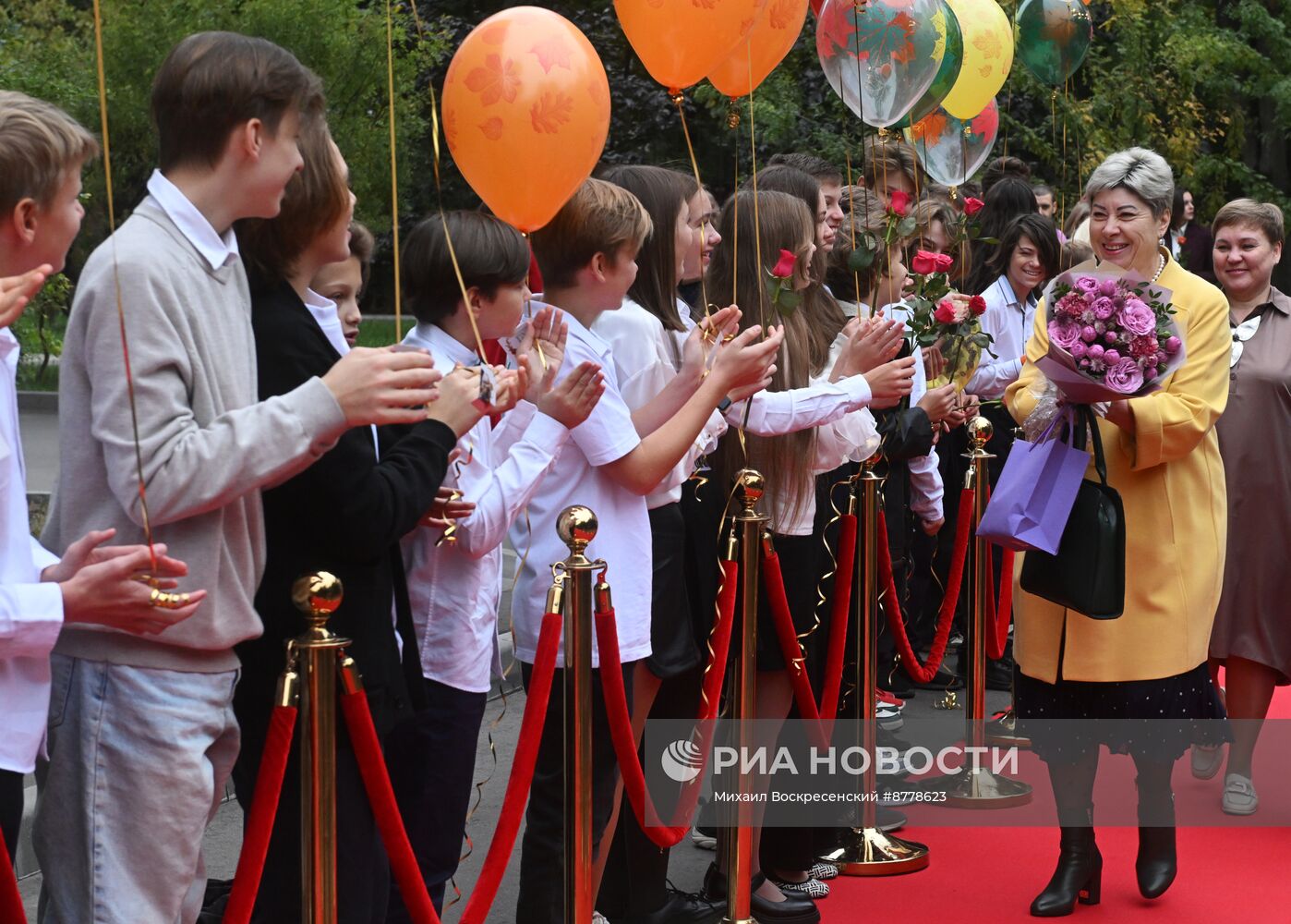 Празднование Дня учителя в Москве