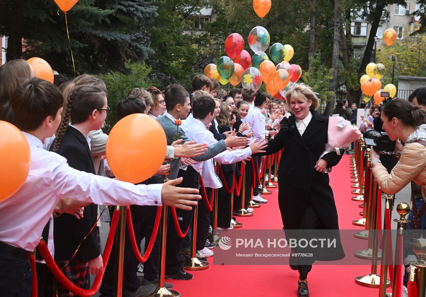 Празднование Дня учителя в Москве