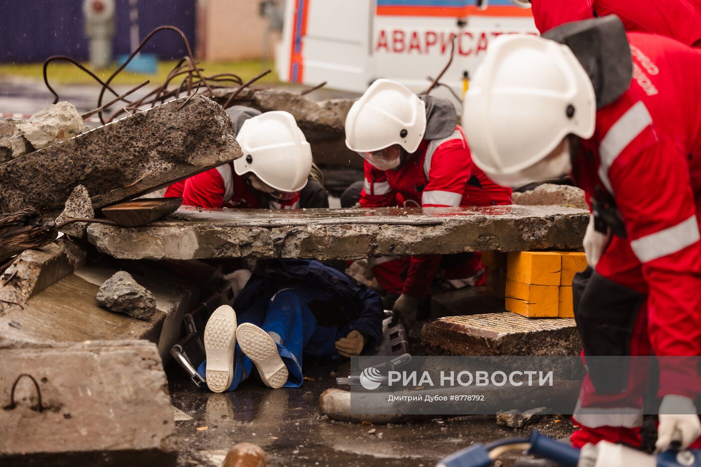 Учения по ликвидации радиационной аварии на Кольской АЭС