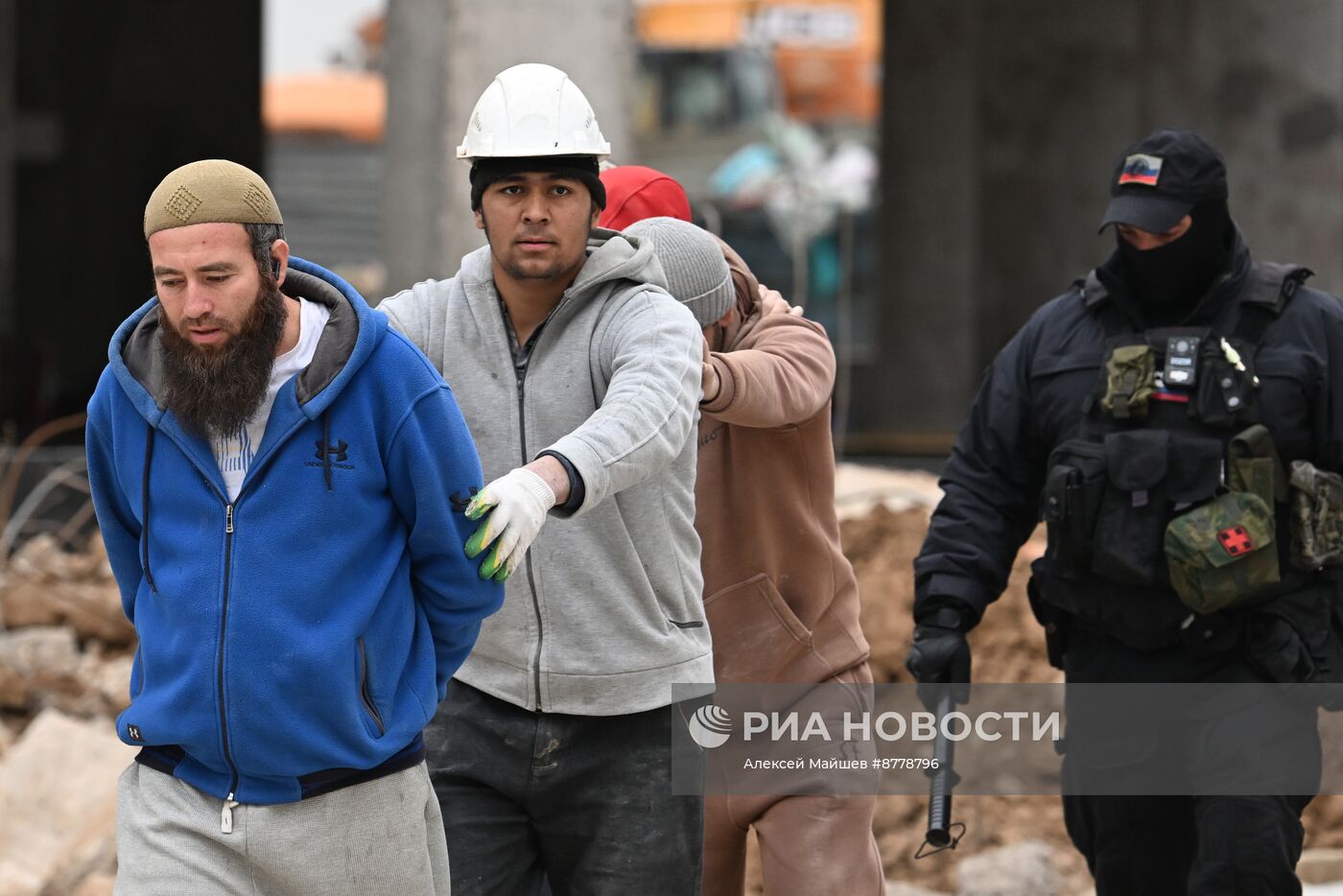 Рейд по выявлению нелегальных мигрантов в Москве 