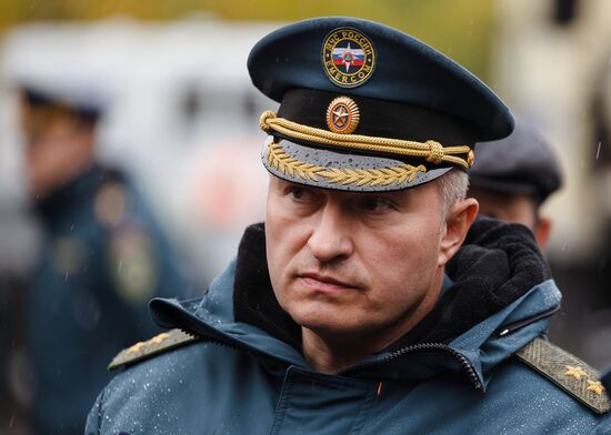 Учения по ликвидации радиационной аварии на Кольской АЭС