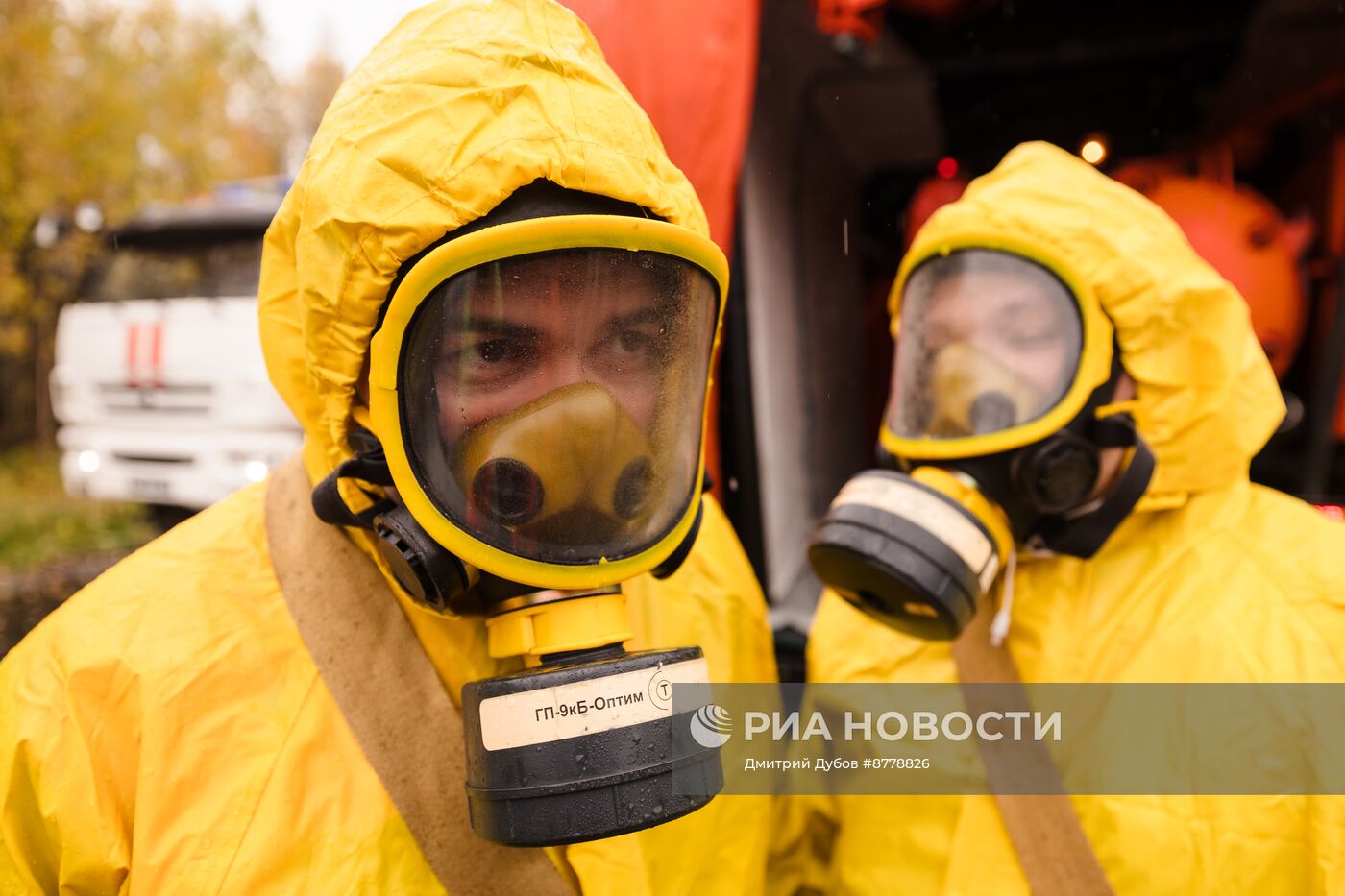 Учения по ликвидации радиационной аварии на Кольской АЭС