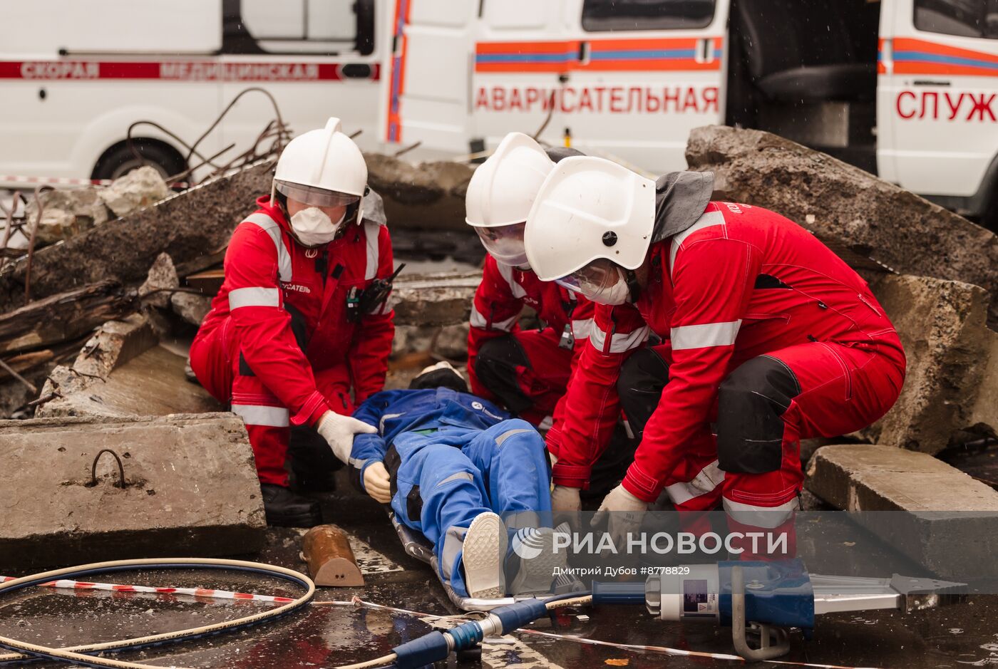 Учения по ликвидации радиационной аварии на Кольской АЭС