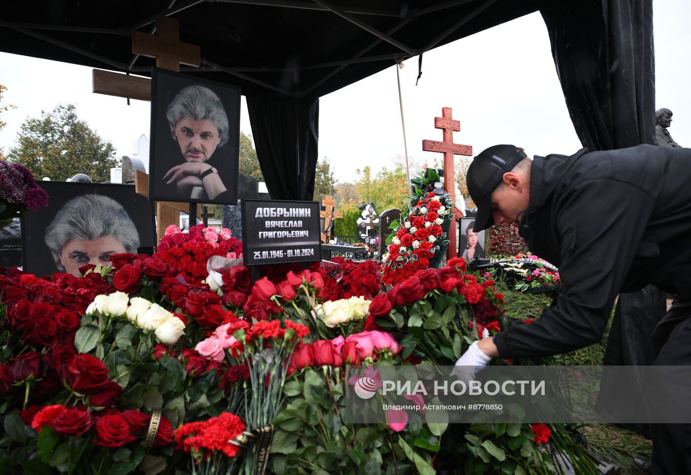 Прощание с композитором В. Добрыниным