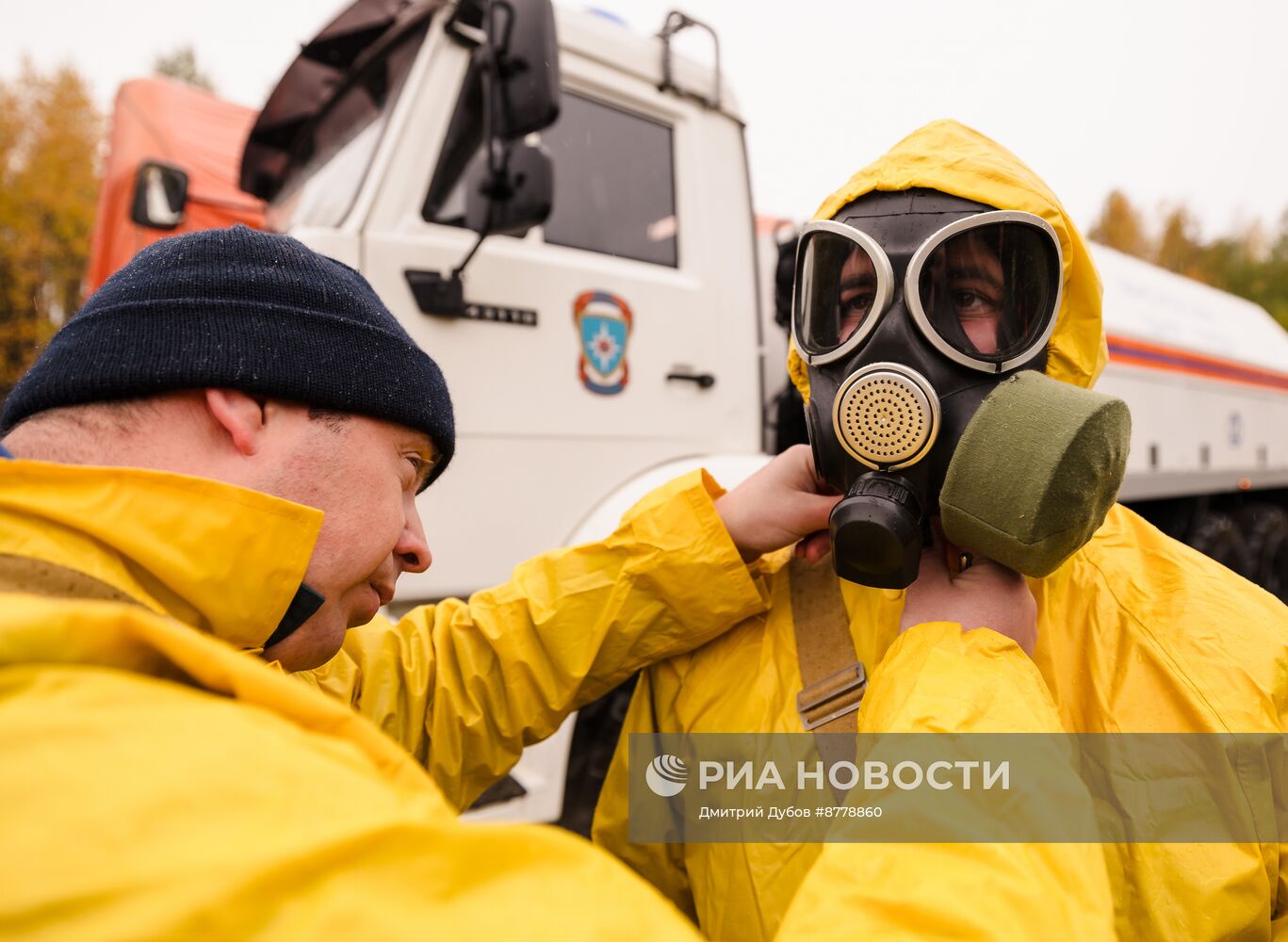 Учения по ликвидации радиационной аварии на Кольской АЭС