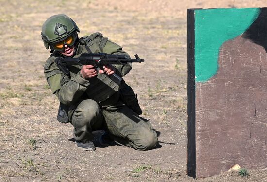 Подготовка штурмовых групп ЮВО перед отправкой в зону спецоперации