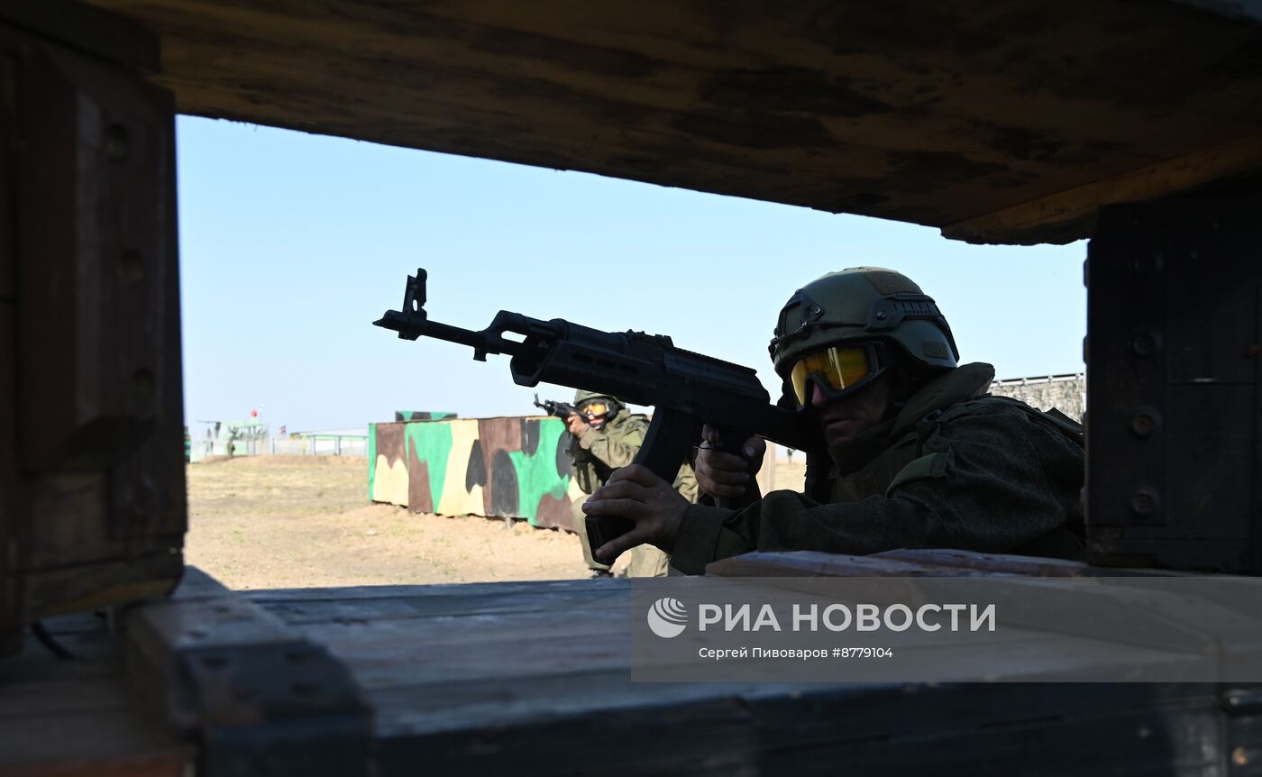 Подготовка штурмовых групп ЮВО перед отправкой в зону спецоперации