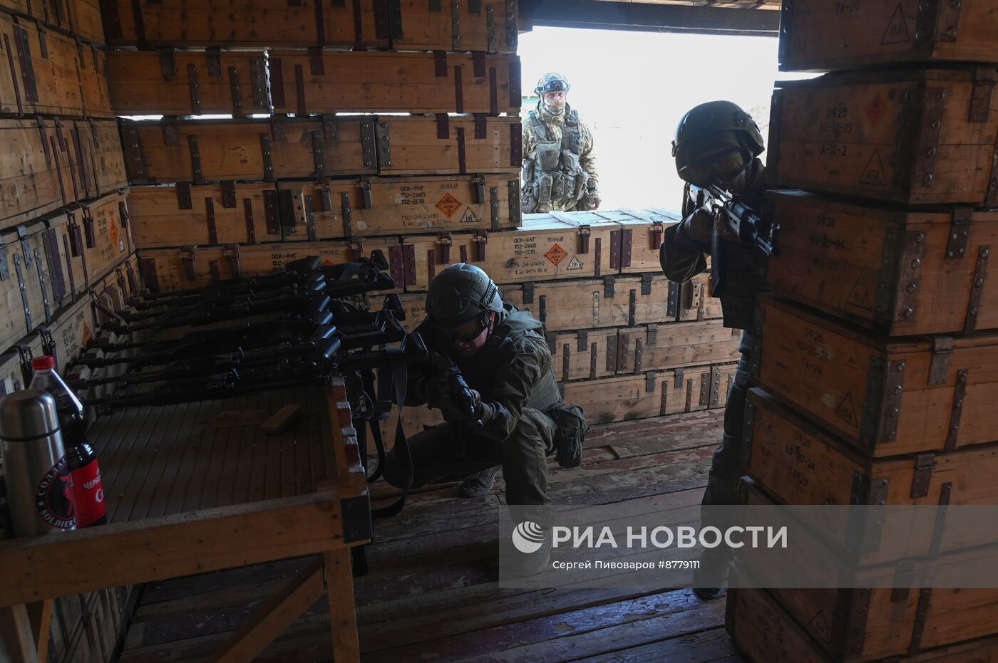 Подготовка штурмовых групп ЮВО перед отправкой в зону спецоперации