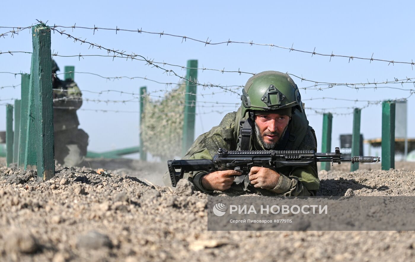 Подготовка штурмовых групп ЮВО перед отправкой в зону спецоперации