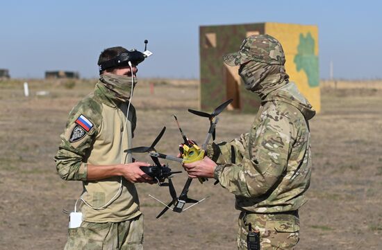 Подготовка штурмовых групп ЮВО перед отправкой в зону спецоперации