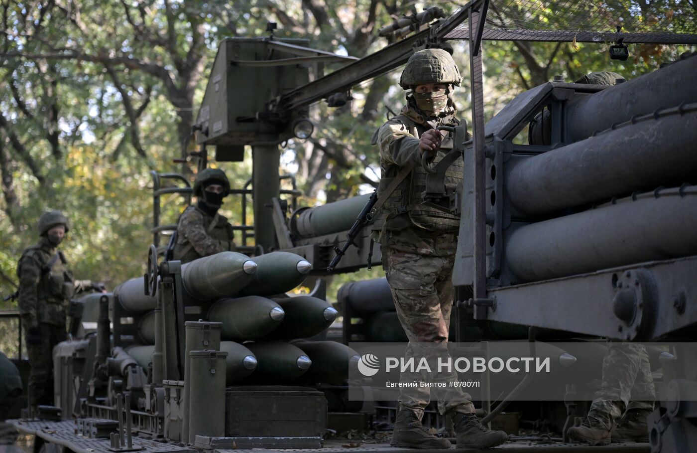 Боевая работа РСЗО "Ураган" ЦВО на Авдеевском направлении