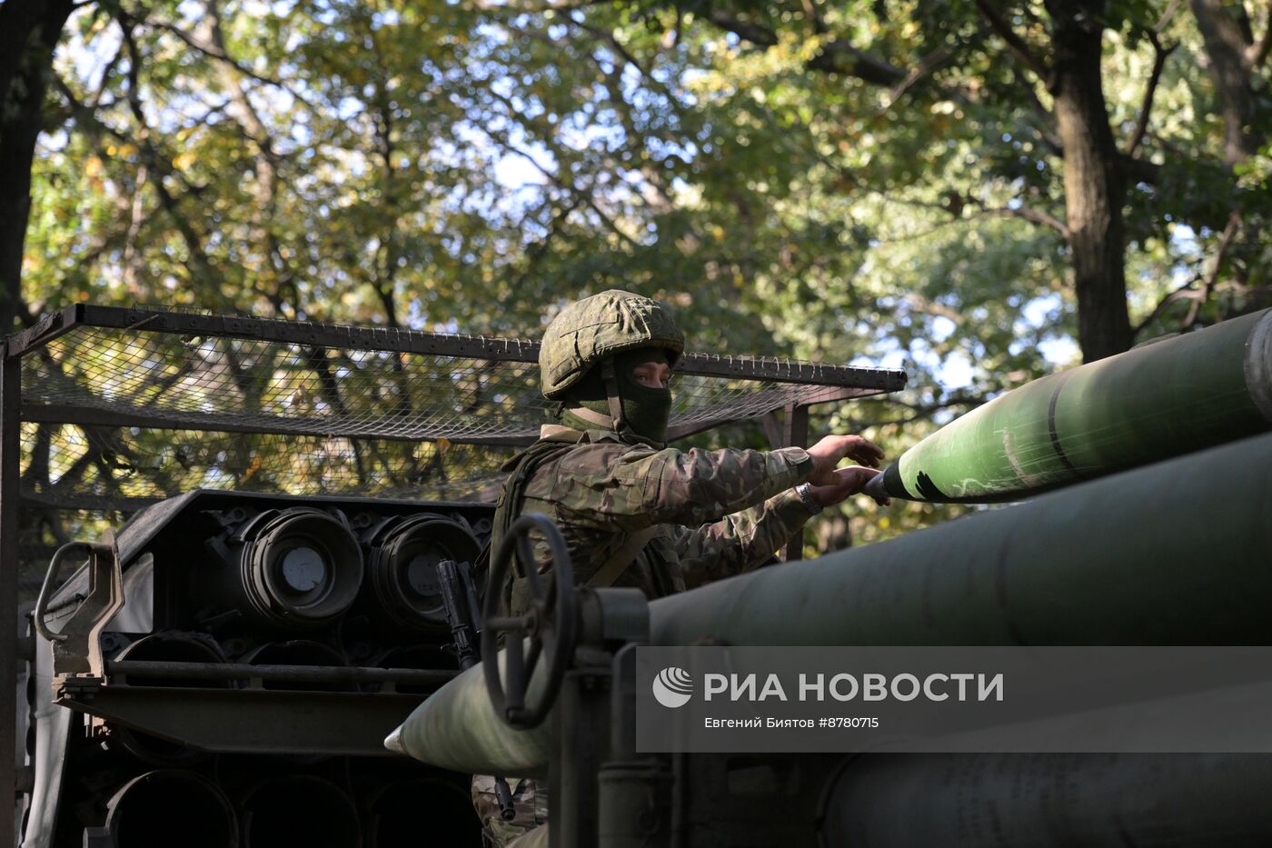 Боевая работа РСЗО "Ураган" ЦВО на Авдеевском направлении