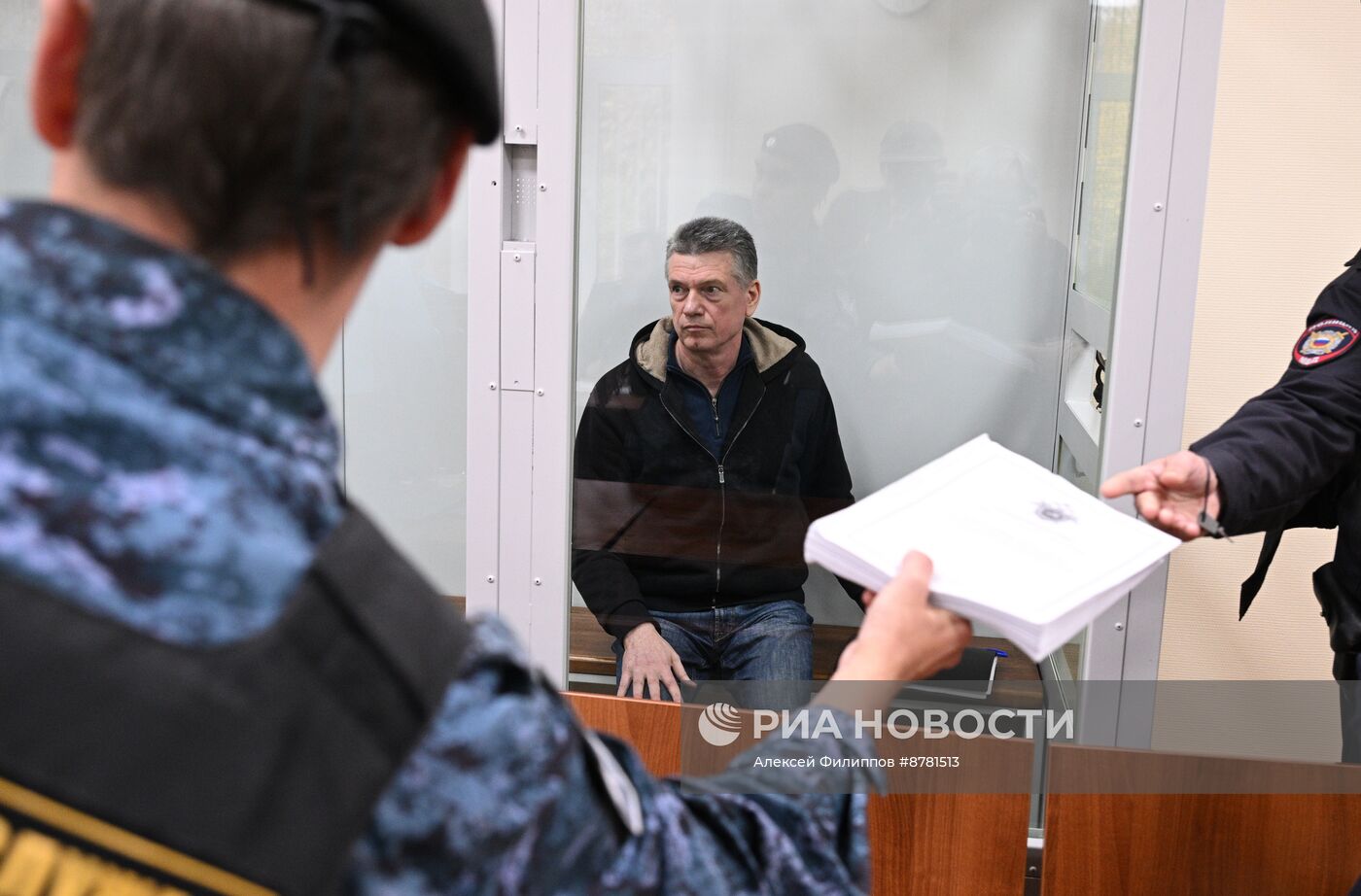 Заседание суда по делу начальника главного управления кадров Минобороны РФ