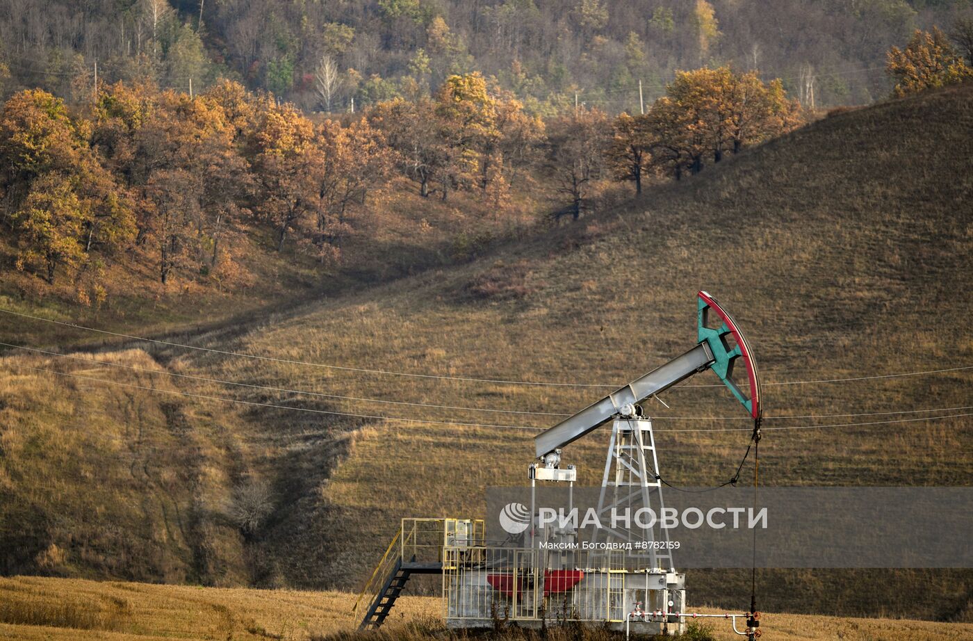 Нефтяные качалки в Татарстане