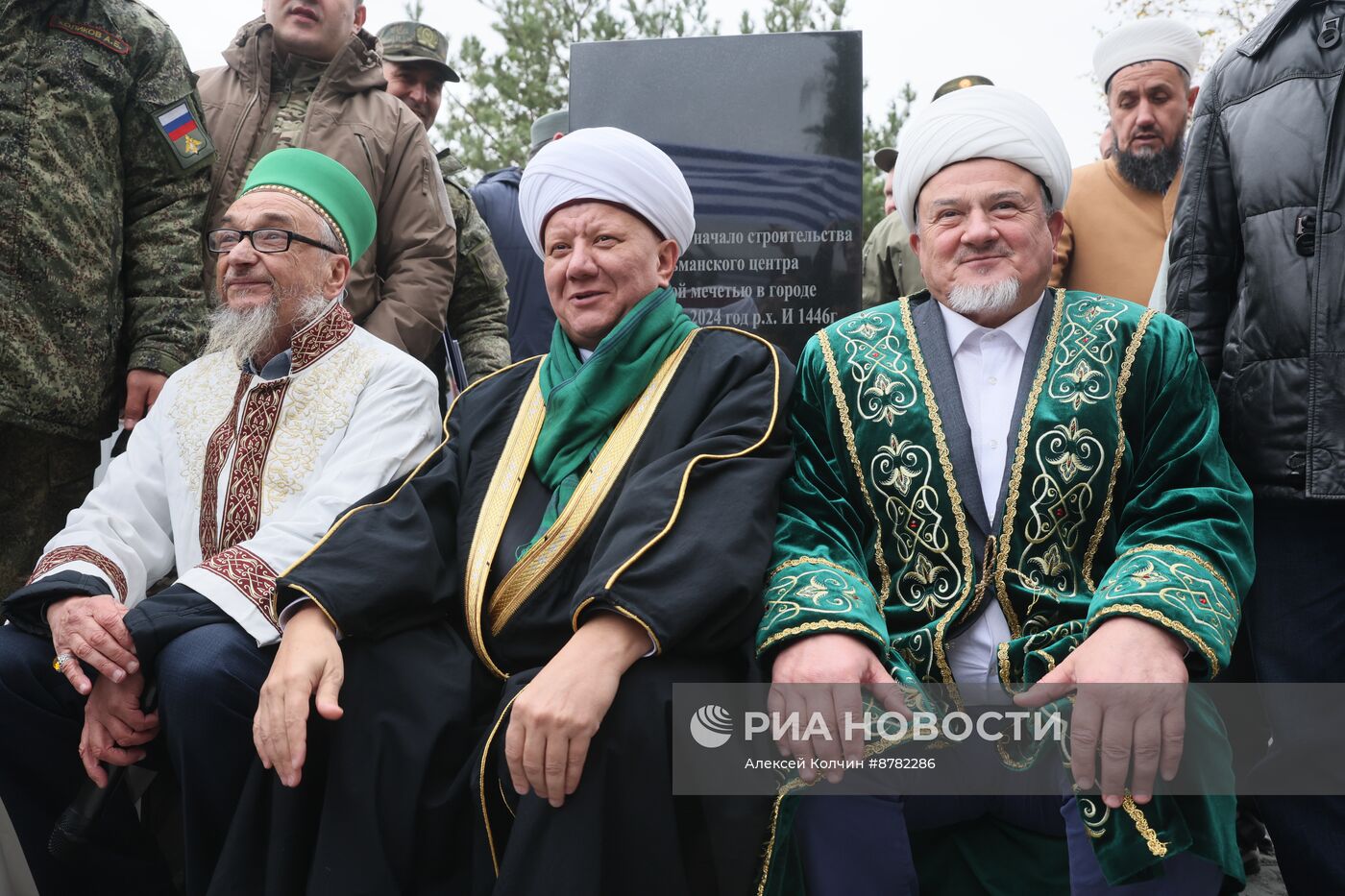 Закладка первого камня в основание Мусульманского комплекса в Екатеринбурге