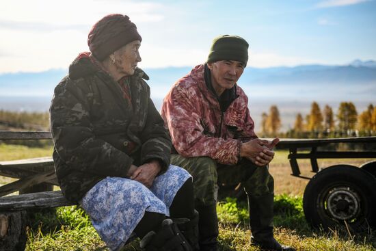 Чабанская стоянка в Республике Алтай