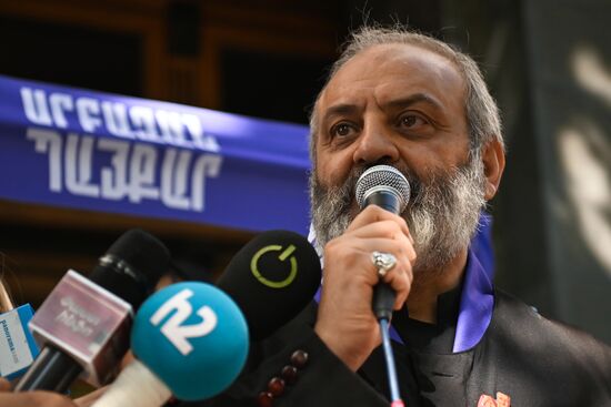 Акция протеста в Ереване