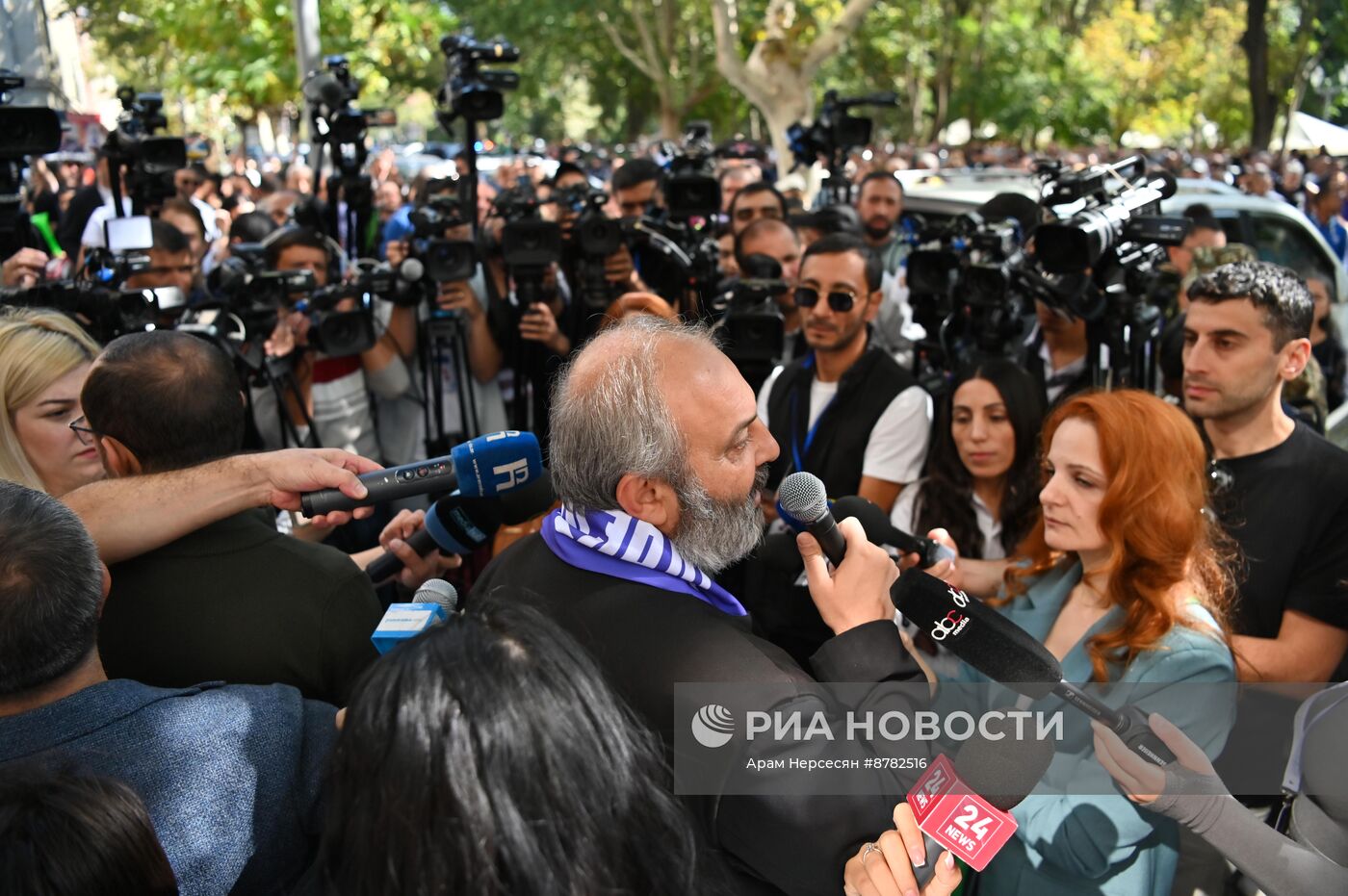 Акция протеста в Ереване