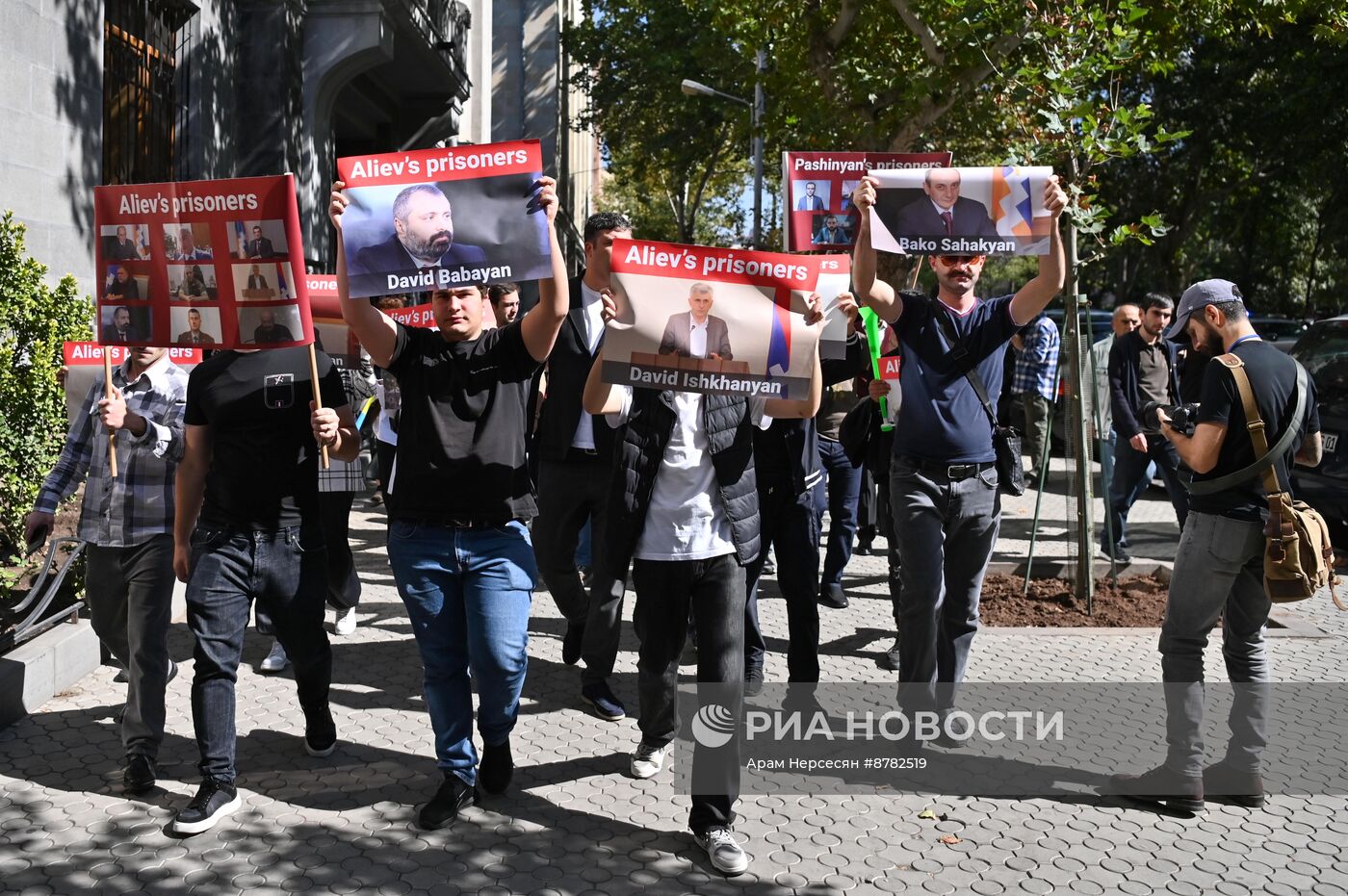 Акция протеста в Ереване