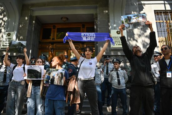 Акция протеста в Ереване