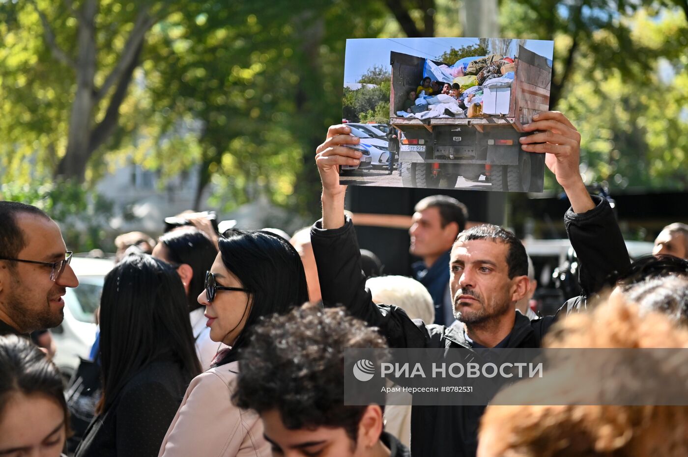 Акция протеста в Ереване
