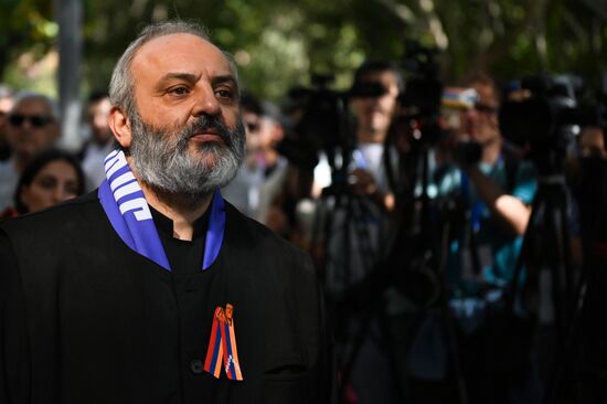 Акция протеста в Ереване